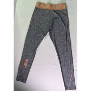 Victoria's Secret PINK Ultimate High Waist Leggings Gray Marl Rose Gold Medium